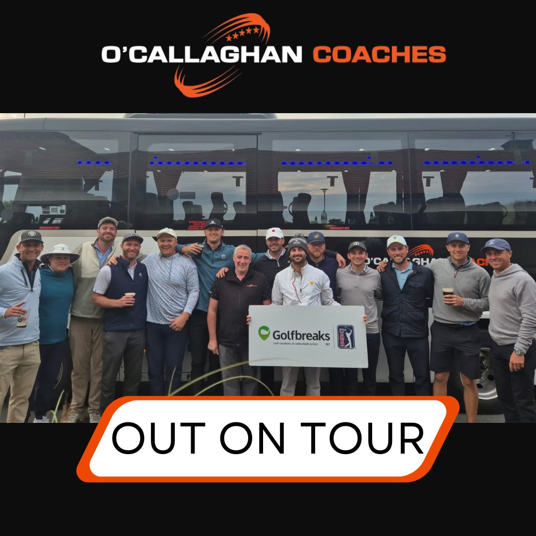 OCallaghanCoach's tweet photo. We love it when a tour comes together!
Great to have @JordanSpieth , @JustinThomas34 , @SmylieKaufman10 and their group on board with Gavin this week!
📍@PGC1894
@golfbreaks #chauffeurservice #golftours #tourismireland #tourireland #ocallaghancoachesandchauffeurservices https://t.co/MIXvMWR0eV