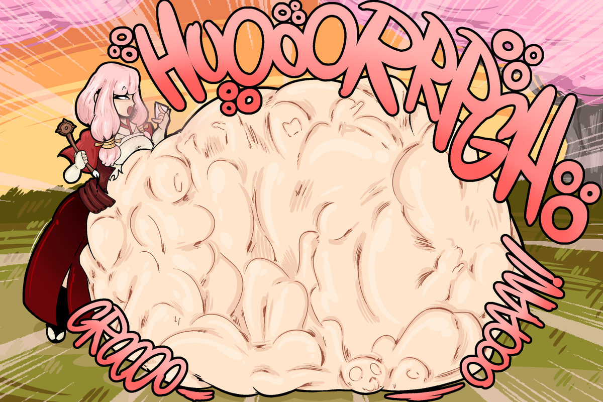 tuppenjskewer's tweet photo. 𝓹𝓪𝓲𝓭 𝓪𝓻𝓽 done for @thecursedside of Mitama feasting on her enemies. Part one!

#vore https://t.co/BeyDTt5ODM