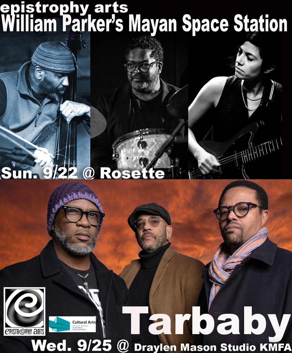 Epistrophy Arts presents 2 unmissable concerts in September.  get your 2 event season pass now!  Do not miss this rare opportunity to see these groundbreaking artists in Austin, Texas.  zeffy.com/en-US/ticketin…