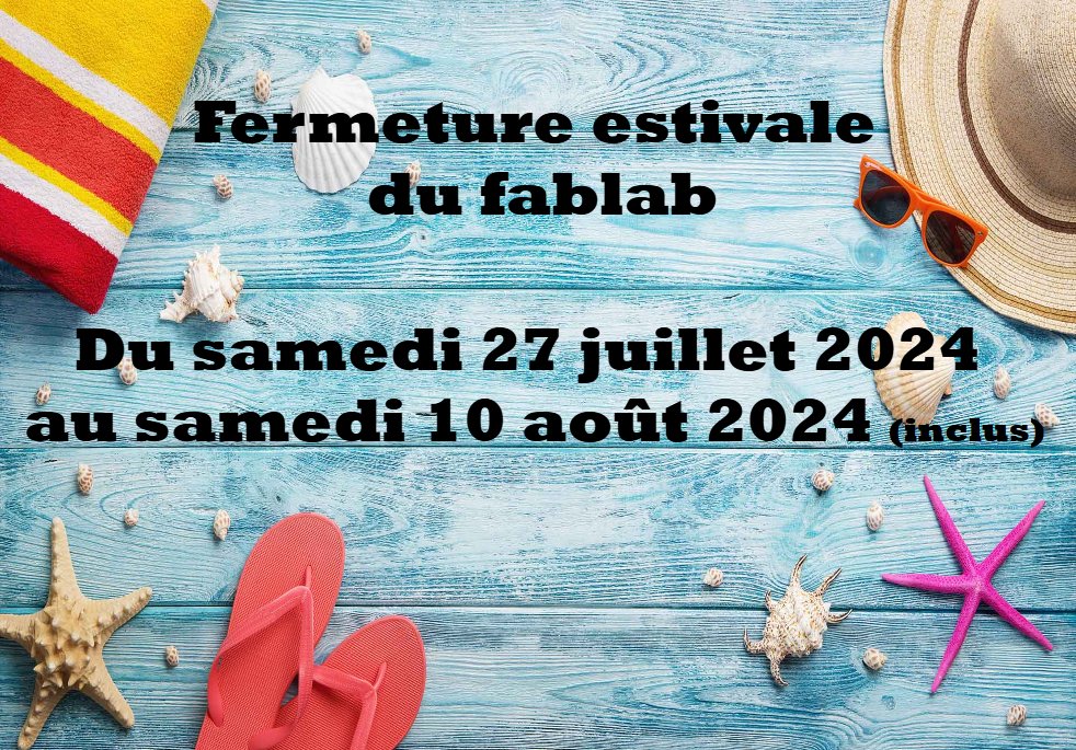 Fermeture estivale et dates utiles : technistub.org/?p=4823