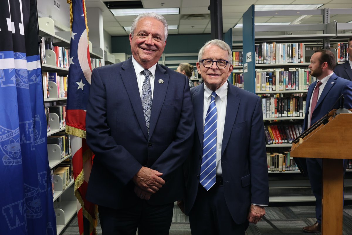 Yesterday, I was joined by my joint-sponsor, Rep. Adam Bird, to witness my bill, HB 47, get signed into law by Gov. DeWine. HB 47 requires AEDs in all Ohio schools and in certain sports and recreation facilities. I am proud of this legislation, which will save lives.