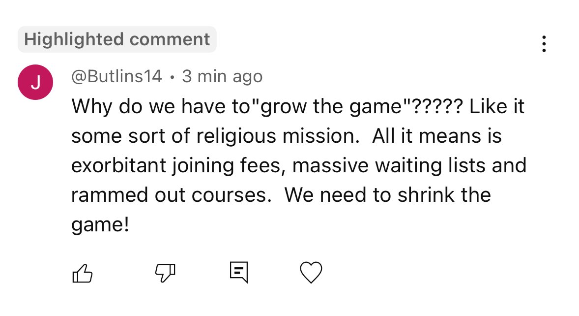 Trey Niven (@treyniven) on Twitter photo “We need to shrink the game”
Yes… this was a comment on one of our <a href="/Outta_Boundz/">OuttaBoundzShow</a> podcast episodes… seriously ? Do people’s brains think like this? “We need to shrink the game”
Yes… this was a comment on one of our <a href="/Outta_Boundz/">OuttaBoundzShow</a> podcast episodes… seriously ? Do people’s brains think like this?