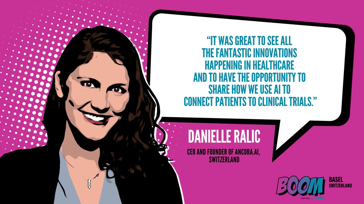 🌟 Highlight from #BOOM2024! 🌟
We’re excited to share a moment of inspiration from @danielleralic, CEO of @Ancora_AI 
Let’s keep the momentum going and continue to push the boundaries of #healthtech.

#Innovation #healthinnovation #futureofhealthcare #community #healthequity