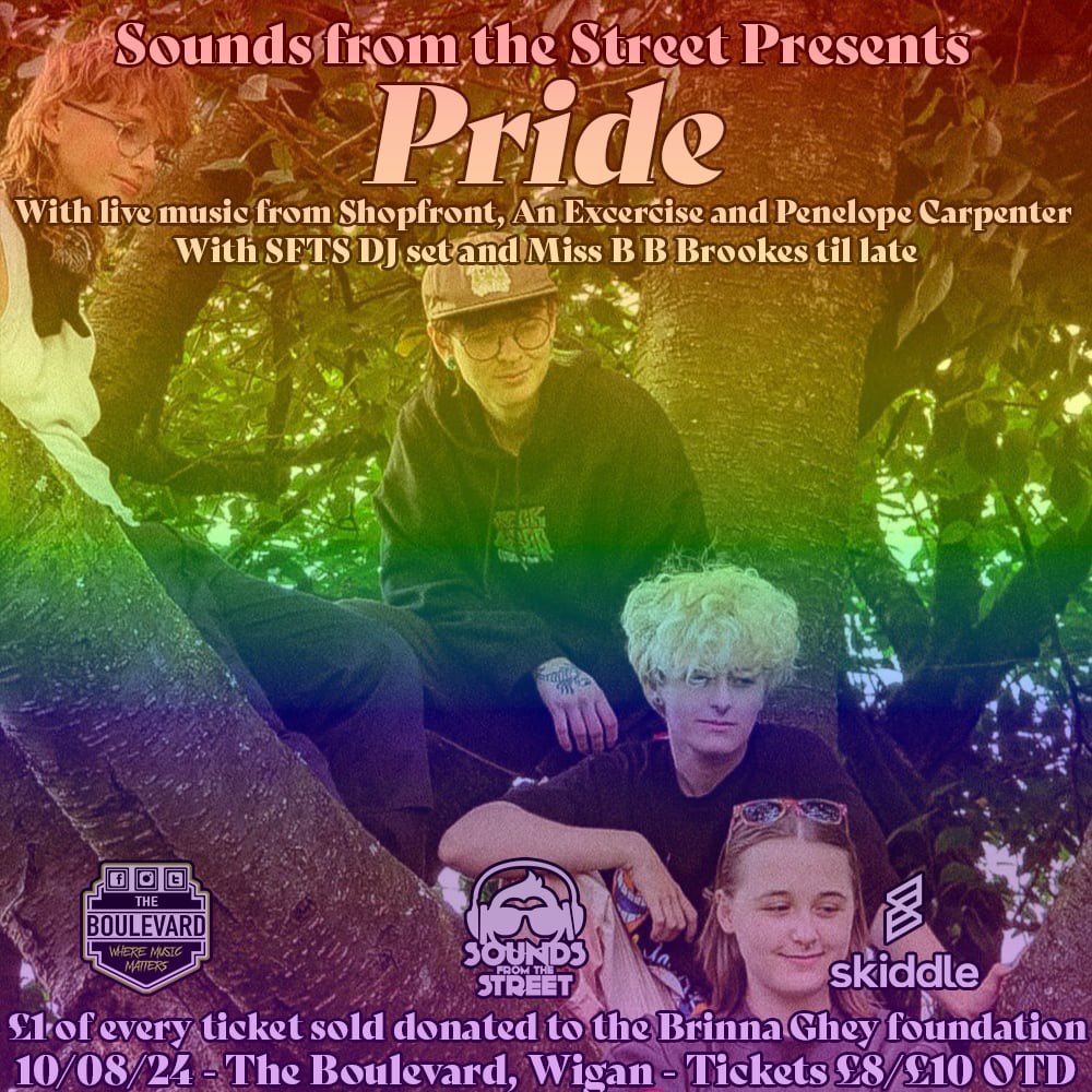 Sounds From The Street (@soundsfromthes2) on Twitter photo There’ll be loads going in the day around the town centre but at night it’s our turn to provide the entertainment and end <a href="/WiganPrideLGBT/">Wigan Pride</a> on a high with a gig at @BoulevardWigan with 3 local LGBTQ+ artists and also a drag artist and aftershow party till late.
#lgbtqcommunity There’ll be loads going in the day around the town centre but at night it’s our turn to provide the entertainment and end <a href="/WiganPrideLGBT/">Wigan Pride</a> on a high with a gig at @BoulevardWigan with 3 local LGBTQ+ artists and also a drag artist and aftershow party till late.
#lgbtqcommunity