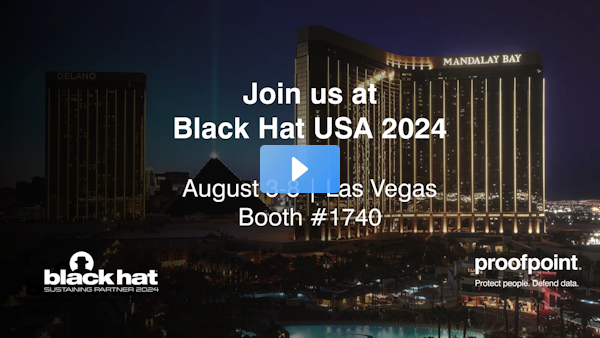 MarcosNehme's tweet photo. Descubra a vanguarda da #inovação com a Proofpoint na #BlackHat USA 2024. Visite-nos no estande 1740 e conheça nossa abordagem exclusiva centrada no ser humano para a #cibersegurança.  Entre em contato conosco e marque um encontro! Nos vemos lá!  https://t.co/3ipR1Gahgx https://t.co/U5axjpBbvy