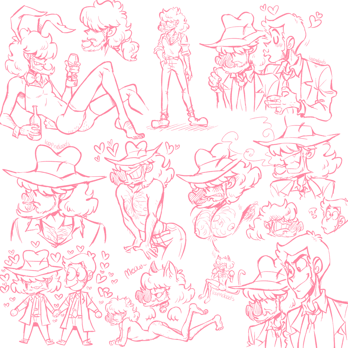 nastych1ps's tweet photo. jigen doodles https://t.co/qGvKxMYJX5