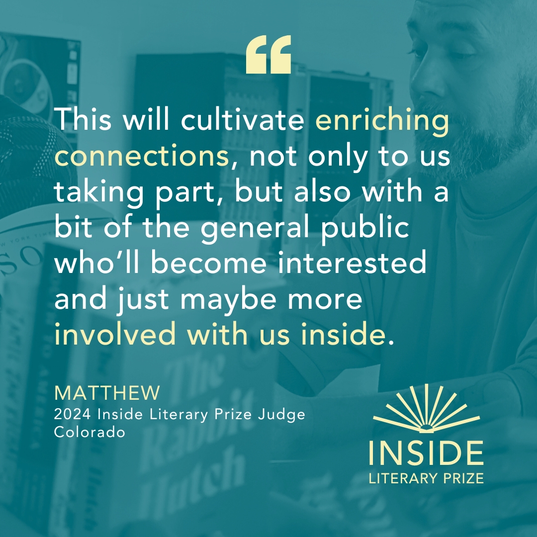The #InsideLiteraryPrize, a collab between Freedom Reads, <a href="/nationalbook/">National Book Foundation</a> &amp; <a href="/innovjustice/">Center for Justice Innovation</a>, w/ support from <a href="/LoriFeathers/">Lori Feathers</a>, will be awarded next week by a jury of over 200 incarcerated people at multiple prisons across the nation.