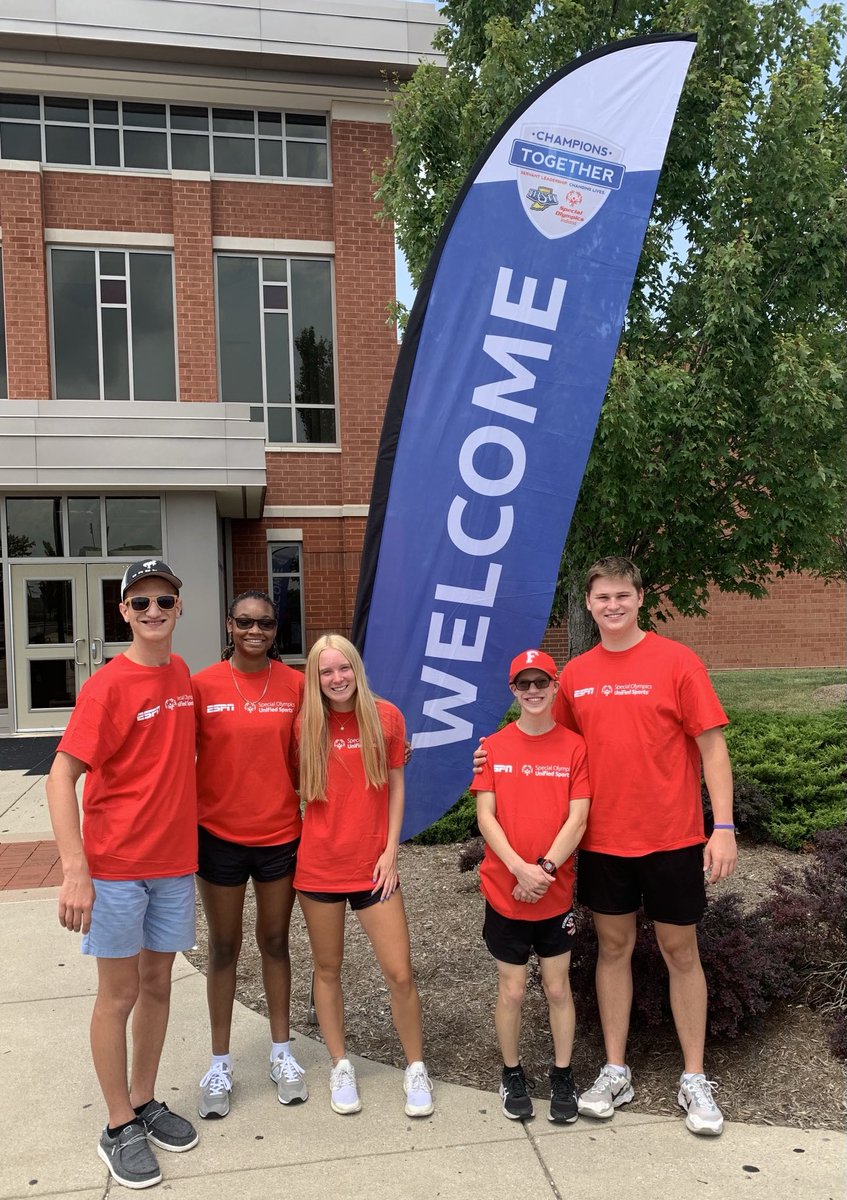 FHS Unified Track (@fhsunifiedtrack) on Twitter photo Evan, Mira, Leah, Robert and Ethan representing The Tigers at the <a href="/NFHS_Org/">NFHS</a> Student Leadership Conference-Unified Experience at Plainfield HS <a href="/HSESchools/">Hamilton Southeastern Schools</a> <a href="/UnifiedCoaches/">Unified Coaches Association of Indiana</a> <a href="/SOIndiana/">Special Olympics Indiana</a> #TigerPride Evan, Mira, Leah, Robert and Ethan representing The Tigers at the <a href="/NFHS_Org/">NFHS</a> Student Leadership Conference-Unified Experience at Plainfield HS <a href="/HSESchools/">Hamilton Southeastern Schools</a> <a href="/UnifiedCoaches/">Unified Coaches Association of Indiana</a> <a href="/SOIndiana/">Special Olympics Indiana</a> #TigerPride