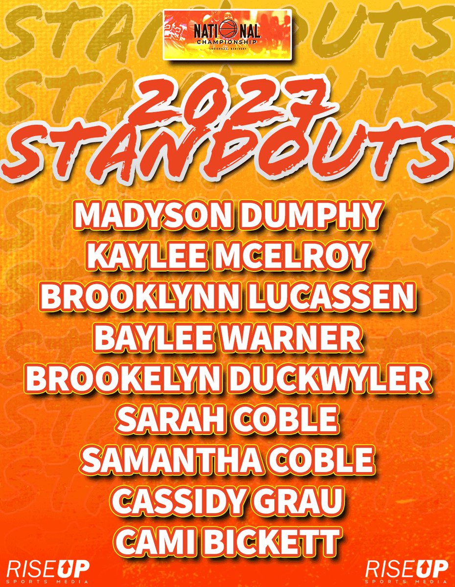 🏀𝐍𝐚𝐭𝐢𝐨𝐧𝐚𝐥 𝐂𝐡𝐚𝐦𝐩𝐢𝐨𝐧𝐬𝐡𝐢𝐩 𝟐𝟎𝟐𝟕 𝐒𝐭𝐚𝐧𝐝𝐨𝐮𝐭𝐬🏀

Check out why these 2027 players grabbed our attention at The National Championship using the link below👀⬇️

riseupsportsblog.com/the-national-c…