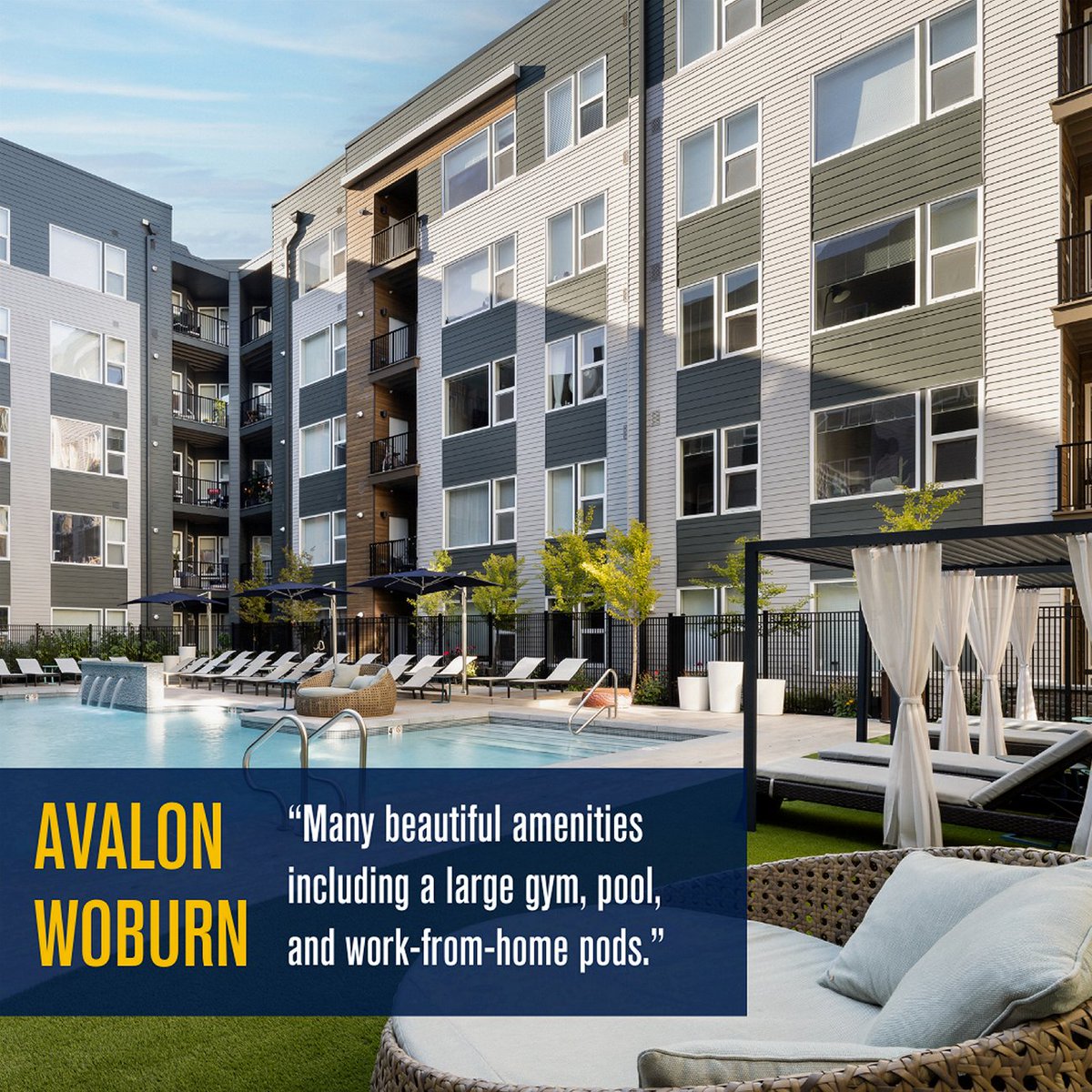We prioritize resident satisfaction in everything we do, so we love hearing from happy residents. Take a look at this 5-star review for Avalon Woburn.