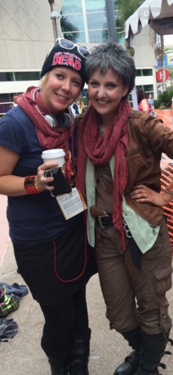 illusianation7's tweet photo. With all the #SDCC hype, it’s amazing to think back to a decade ago & Melissa’s first con. WOW, was that something to behold. She was on fire and the #Caryl goodness was flowing. Wanna jump in the wayback machine for a first hand experience of #SDCC2014? Let’s GO! 🧵 (1/6) #TWD https://t.co/Kytal1Jcfi
