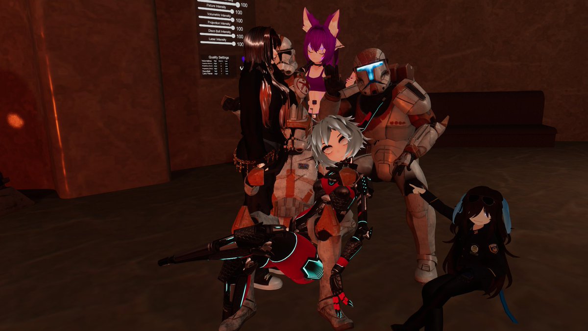 Damn, I guess our Commander does get the girls in the end who knew.

#StarWars #CloneWars #VRChat #events #VR #BASED
