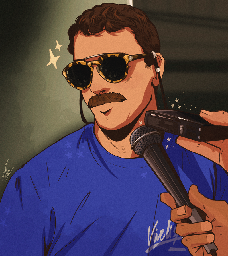 mansellmania's tweet photo. I won(!?) an art giveaway from the lovely &amp; unbelievably talented Jules @schumisnoopy a few weeks back... I requested my fave picture of Nigel (of course)! Today Jules sent over the finished piece. To say I am blown away is the understatement of the century. THE TALENT?!?! https://t.co/fnXTFSgnNr