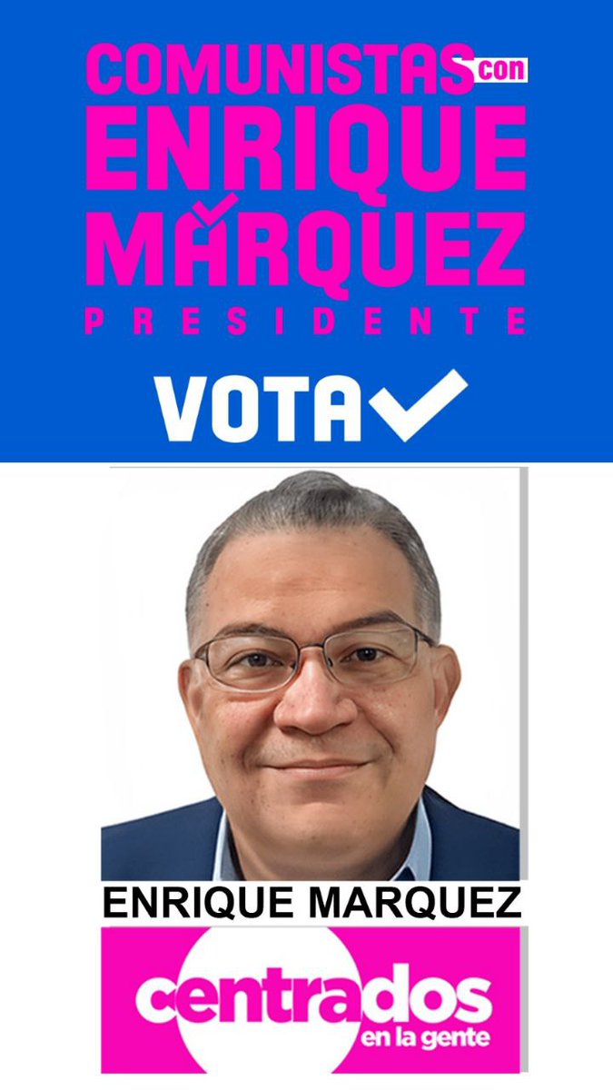 PCV_Carabobo's tweet photo. Restablecer la Constitución y el Estado de derecho

PROPUESTAS PARA RECUPERAR LA DIGNIDAD DEL PUEBLO
TRABAJADOR @PCV_Venezuela #Venezuela #28Jul
#28DeJulio #vota #EnriqueMárquez Presidente @ENRIQUEMARQUEZP
¡En la tarjeta de CENTRADOS en todo el centro del tarjetón! @centradosven https://t.co/3QsTeaAZkT