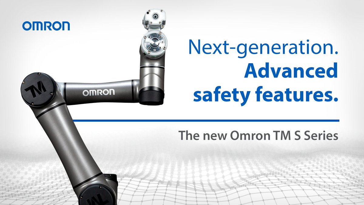 OmronAutomation's tweet image. The #Omron TM S Series of #collaborativerobots are next-generation #cobots are designed to meet higher #safety requirements in workspaces shared with people, while bringing more flexibility of installation, operation, and programming. Learn more: omron.pub/4ffK5Ze
