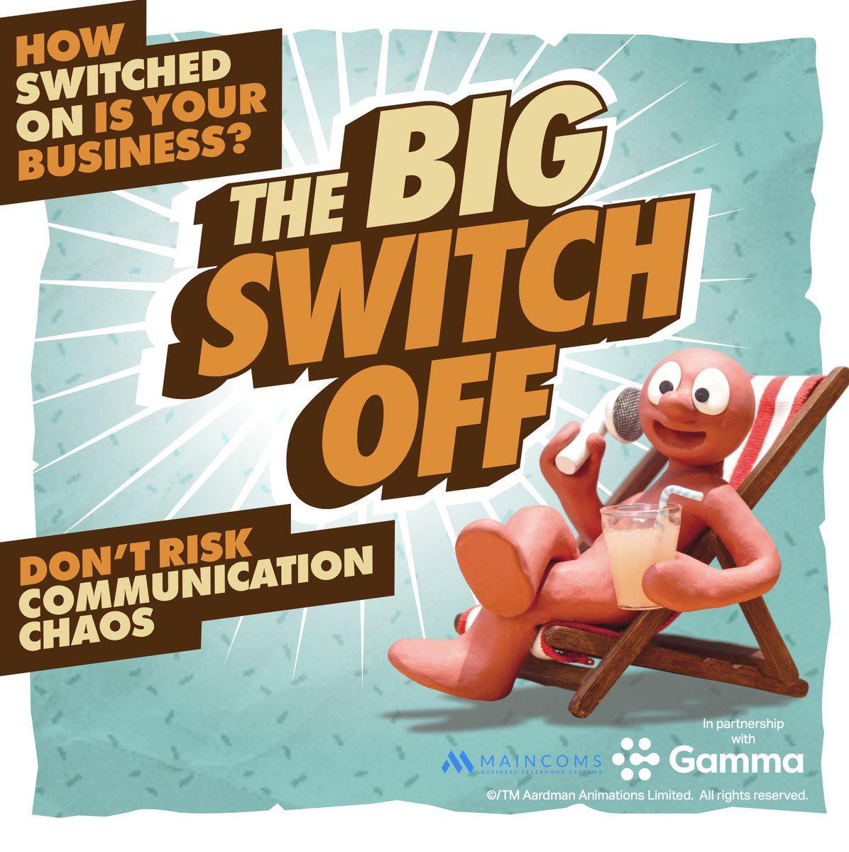 Maincoms Ltd (@maincoms) on Twitter photo #TheBigSwitchOff will affect thousands of businesses' ability to communicate across the UK - don’t let yours be one of them.
Contact us today to learn how we can help you seamlessly transfer your telecoms before the flip is switched.
T: 0333 358 3000
E: hello@maincoms.co.uk #TheBigSwitchOff will affect thousands of businesses' ability to communicate across the UK - don’t let yours be one of them.
Contact us today to learn how we can help you seamlessly transfer your telecoms before the flip is switched.
T: 0333 358 3000
E: hello@maincoms.co.uk