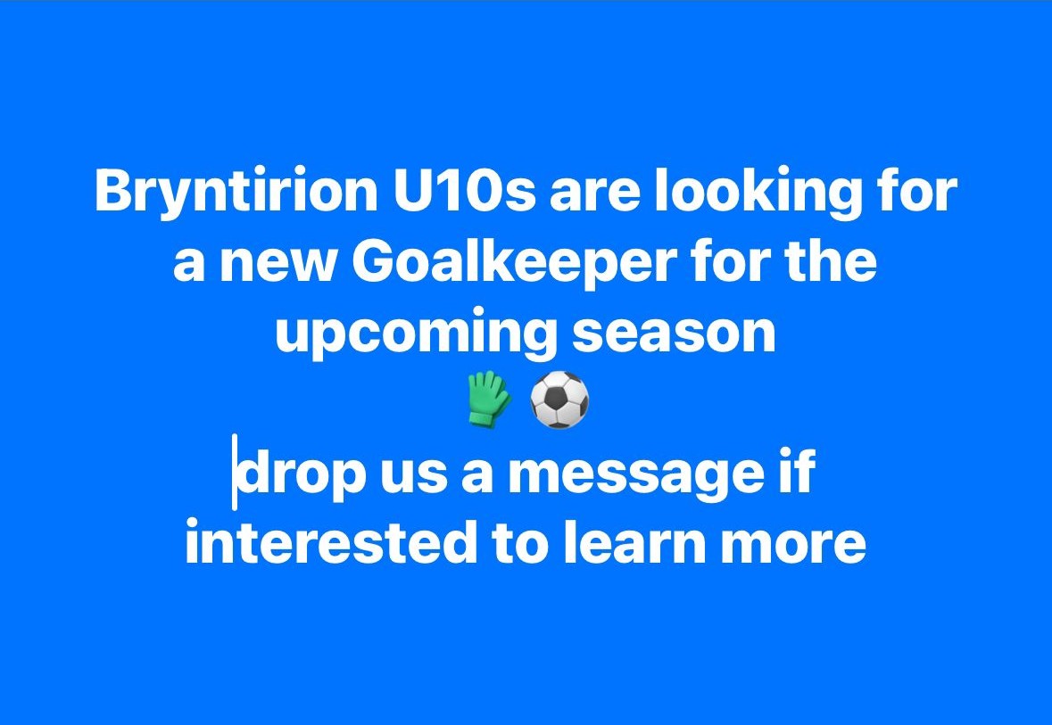 BryntirionAJFC (@bryntirionajfc) on Twitter photo 