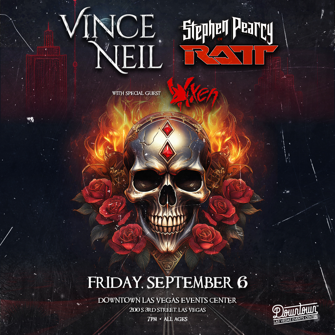 DLV Events Center (@dlvec) on Twitter photo 🤘🎸 Ready to rock on 9/6? 🤘🎸
<a href="/thevinceneil/">Vince Neil</a>, voice of <a href="/MotleyCrue/">Mötley Crüe</a>, & <a href="/StephenEPearcy/">STEPHEN E PEARCY</a>, frontman of <a href="/theRATTpack/">RATT</a>, take the stage for a night of electrifying performances & timeless hits. Special guest band <a href="/OfficialVixen/">Official Vixen</a> will kick off the evening! Tix: dlvec.com/event/vince-ne… 🤘🎸 Ready to rock on 9/6? 🤘🎸
<a href="/thevinceneil/">Vince Neil</a>, voice of <a href="/MotleyCrue/">Mötley Crüe</a>, & <a href="/StephenEPearcy/">STEPHEN E PEARCY</a>, frontman of <a href="/theRATTpack/">RATT</a>, take the stage for a night of electrifying performances & timeless hits. Special guest band <a href="/OfficialVixen/">Official Vixen</a> will kick off the evening! Tix: dlvec.com/event/vince-ne…