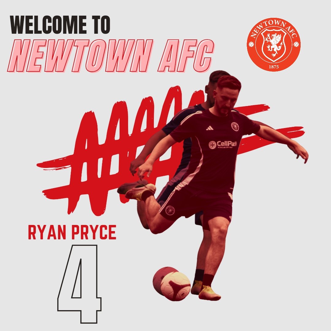 Newtown AFC are delighted to welcome defender, Ryan Pryce to the club ✍️⚽

Ryan joins us from Shifnal Town FC and brings with him a wealth of experience, having had spells with the likes of TNS, Cefn Druids, Bala, Hednesford Town and Nuneaton Borough. 

Welcome aboard, Ryan ⚽