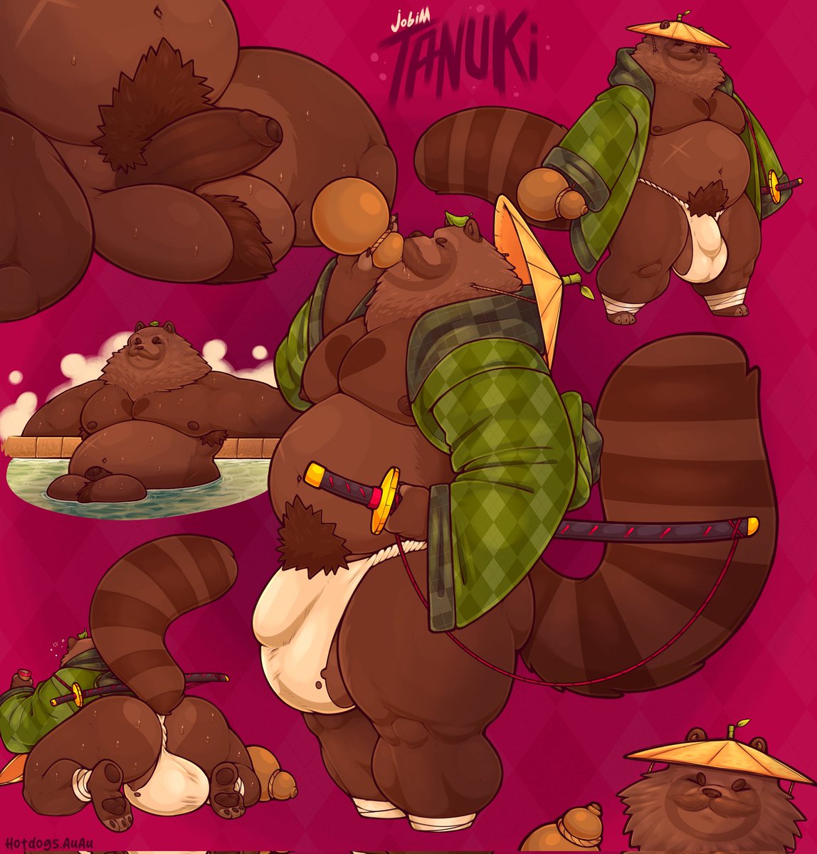 HotdogsAuAu's tweet photo. Tanuki Sensei 🦝🍃 https://t.co/z9jUrjZd2u