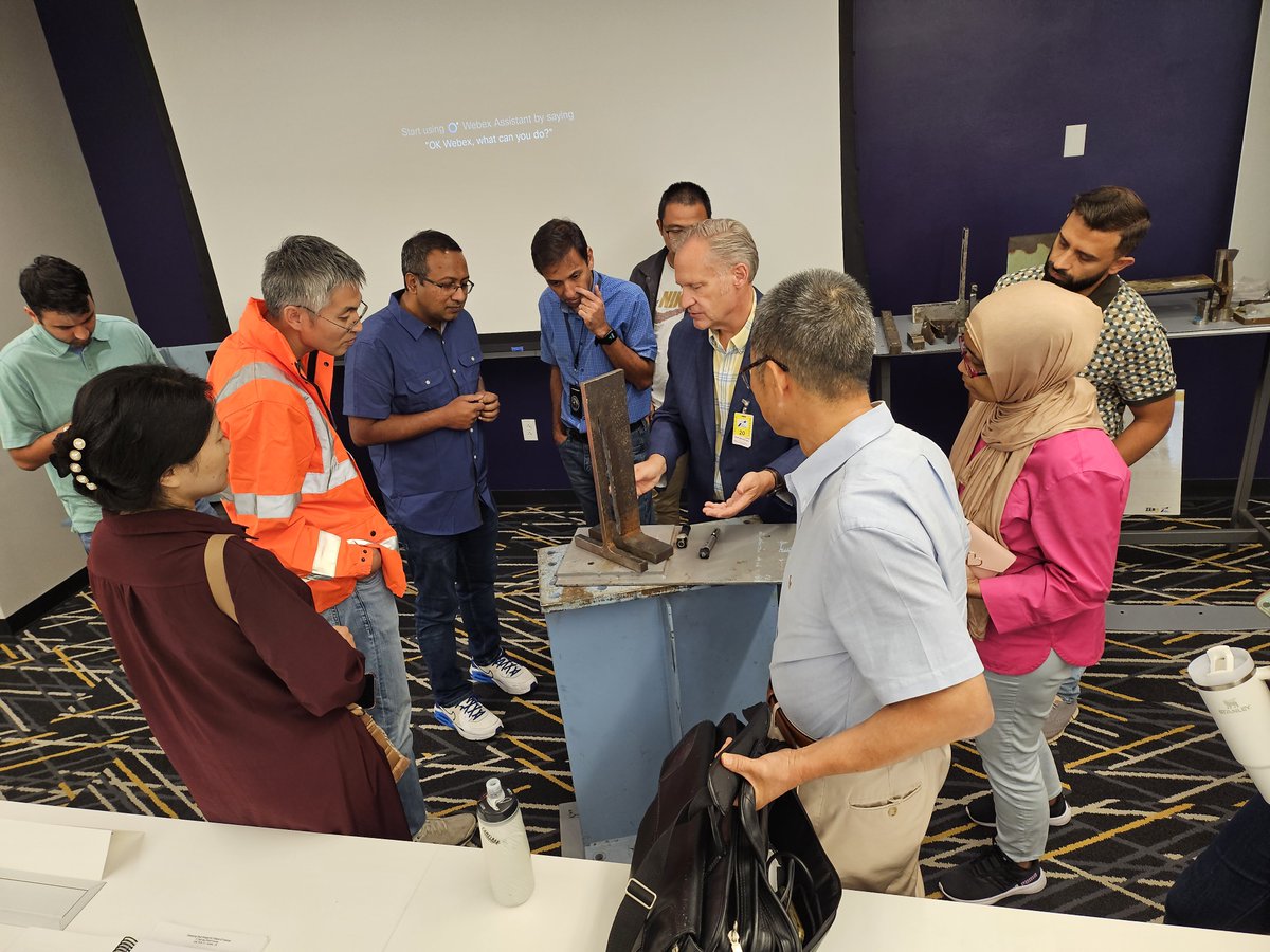 SBRITE_Center's tweet photo. Thrilled to share that the #SBRITE team successfully completed the #Fatigue &amp; #Fracture - Design of Steel #Bridges training at @TxDOTAustin! Exceptional engagement and fantastic feedback from participants: "Fantastic way of teaching a complex topic!" @PurdueCCE @PurdueEngineers https://t.co/ZDZD0WDVfc