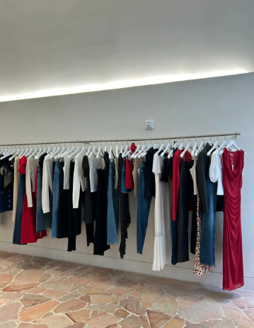 Walking the streets, feeling the vibes, and shopping up a storm. 🛍️🚶‍♀️