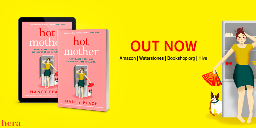 'Should be prescribed alongside HRT.' <a href="/1AnnieLyons/">Annie Lyons</a> 
‘Warm, witty and entirely relatable.’ <a href="/JenniKeer/">🚢⚓️Jenni Keer Author ⚓️🚢</a> 
Forget Hot Girl Summer, #HotMotherSummer is here! Wishing <a href="/Mumhasdementia/">Nancy Peach</a> a Happy Publication Day - pick up her funny, uplifting new read in e/pb today!
geni.us/NancyPeach