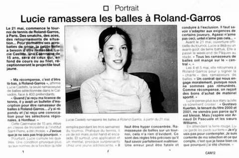 Native de Caen, la candidate de la gauche pour Matignon, Lucie Castets, s’est déjà exprimée dans <a href="/OuestFrance/">Ouest-France</a>… 

C’était à 15 ans, en 2002, lorsqu’elle était ramasseuse de balles à Roland-Garros ouest-france.fr/politique/nouv…
Via <a href="/LalouzD/">Léa DALL'AGLIO</a> <a href="/OuestFrance14/">Ouest-France 14</a>