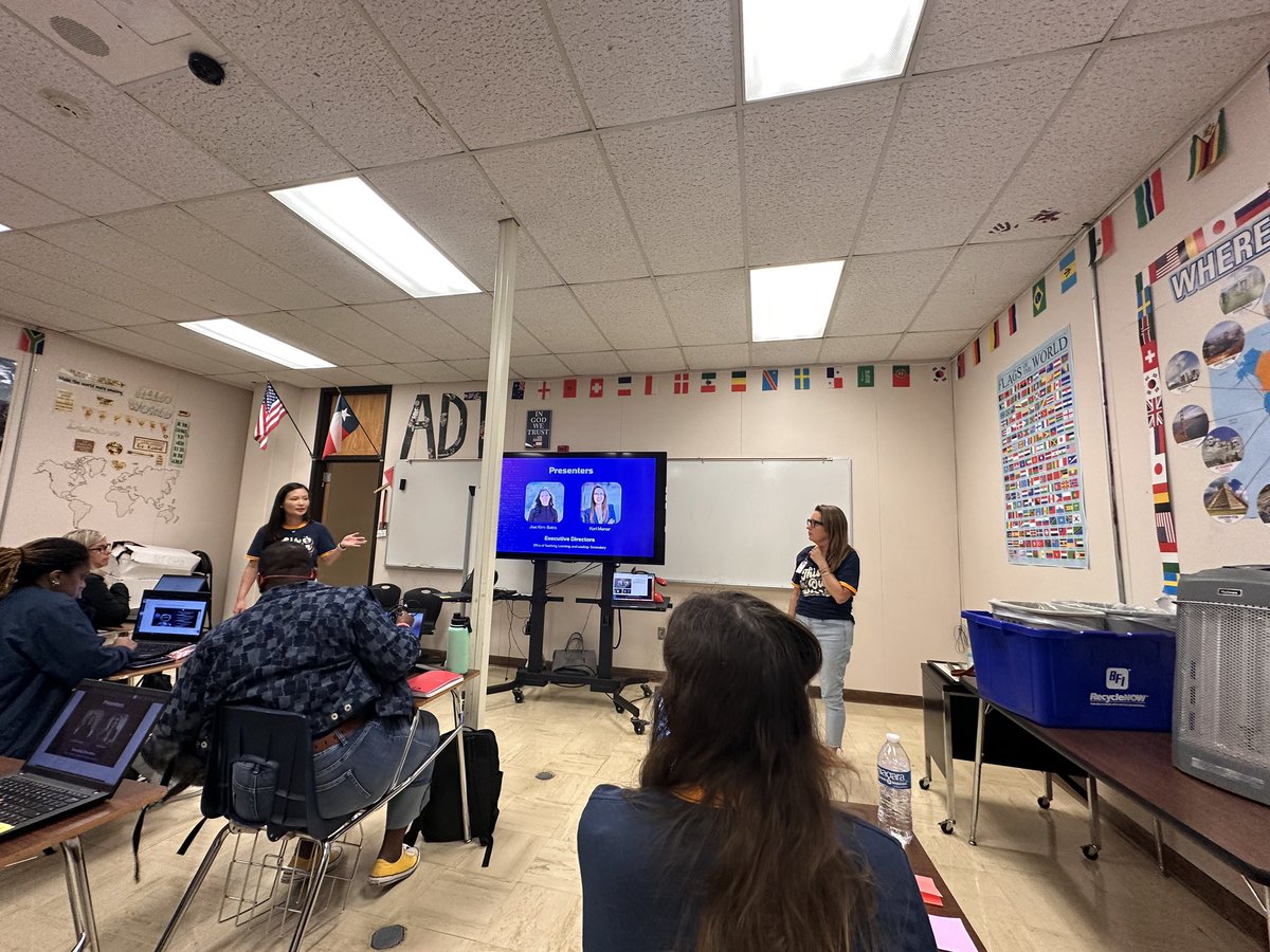Teri Kirby (@terilkirby) on Twitter photo Great learning today with <a href="/JKimBatraAISD/">Jiae Kim-Batra</a> and <a href="/manor_kori/">Kori Manor</a>! I always can appreciate strategies to align my time to my priorities💙 Great learning today with <a href="/JKimBatraAISD/">Jiae Kim-Batra</a> and <a href="/manor_kori/">Kori Manor</a>! I always can appreciate strategies to align my time to my priorities💙