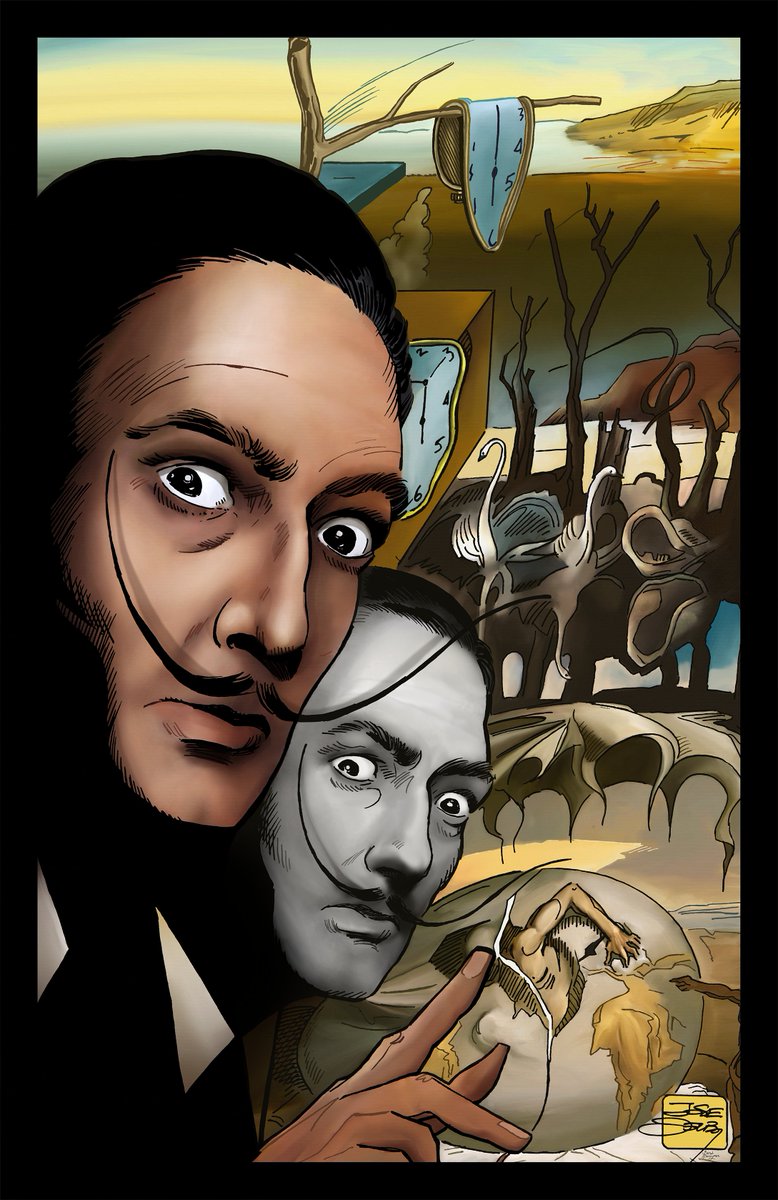 Jose_Delbo's tweet photo. Thank you @trevorjonesart for collecting José's 1/1 of Dalí!

And thank you to the collectors that collected the 5/5! #ClarkKent #STAGS #Arts&amp;Design #JuergenDoering and #The_Greek_Freak

The next auctions will begin in 2.5 hours featuring José's Cézanne and Van Gogh pieces! https://t.co/6kxW1RrEiC