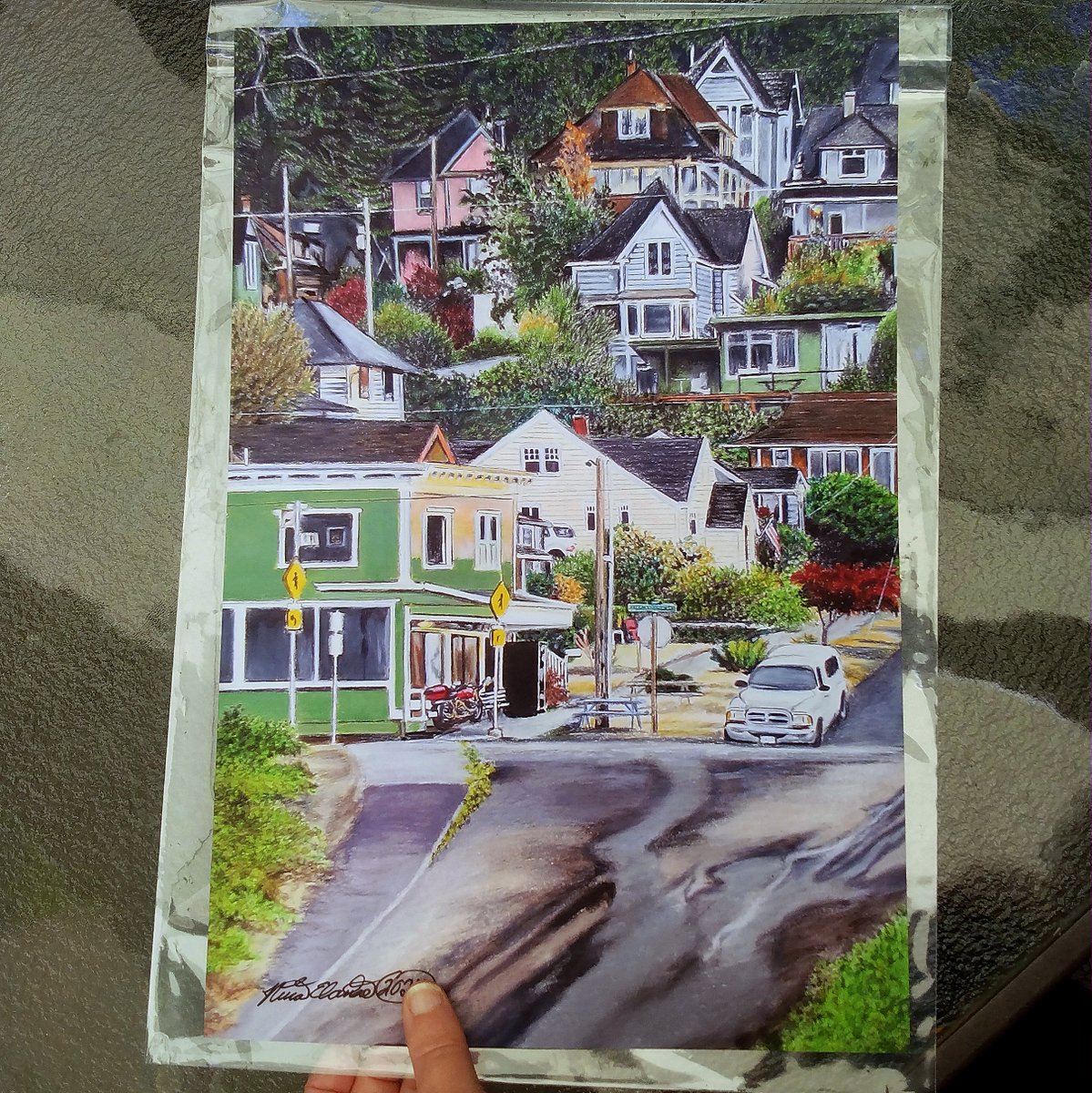 nethompson_nina's tweet photo. I recently added this to the prints up for grabs in my store.
"A view Of Astoria, Oregon From The Trolley Tracks"
To snag it just hit the link in bio and visit the store.
#artprint #artistprint #oregonart #astoriaoregonart #astoriaoregon #traditionalartist #wallart #prints https://t.co/kWV2HDzxcs
