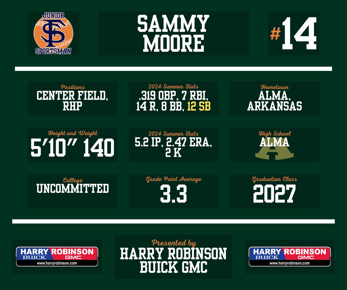#14, Sammy Moore