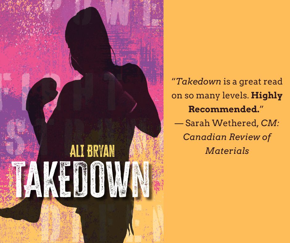 "Takedown is a great read on so many
levels. Highly Recommended."

Thank you Canadian Review of Materials for highly
recommending Takedown by <a href="/AliBryan/">Ali Bryan</a>!

You can read the full review here:
cmreviews.ca/node/4171

#canadianreviewofmaterials #womeninsports #CanLit
#YA #bookreview