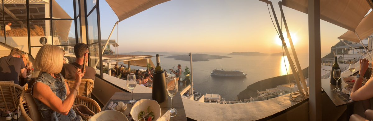 Santorini ain’t too shabby.