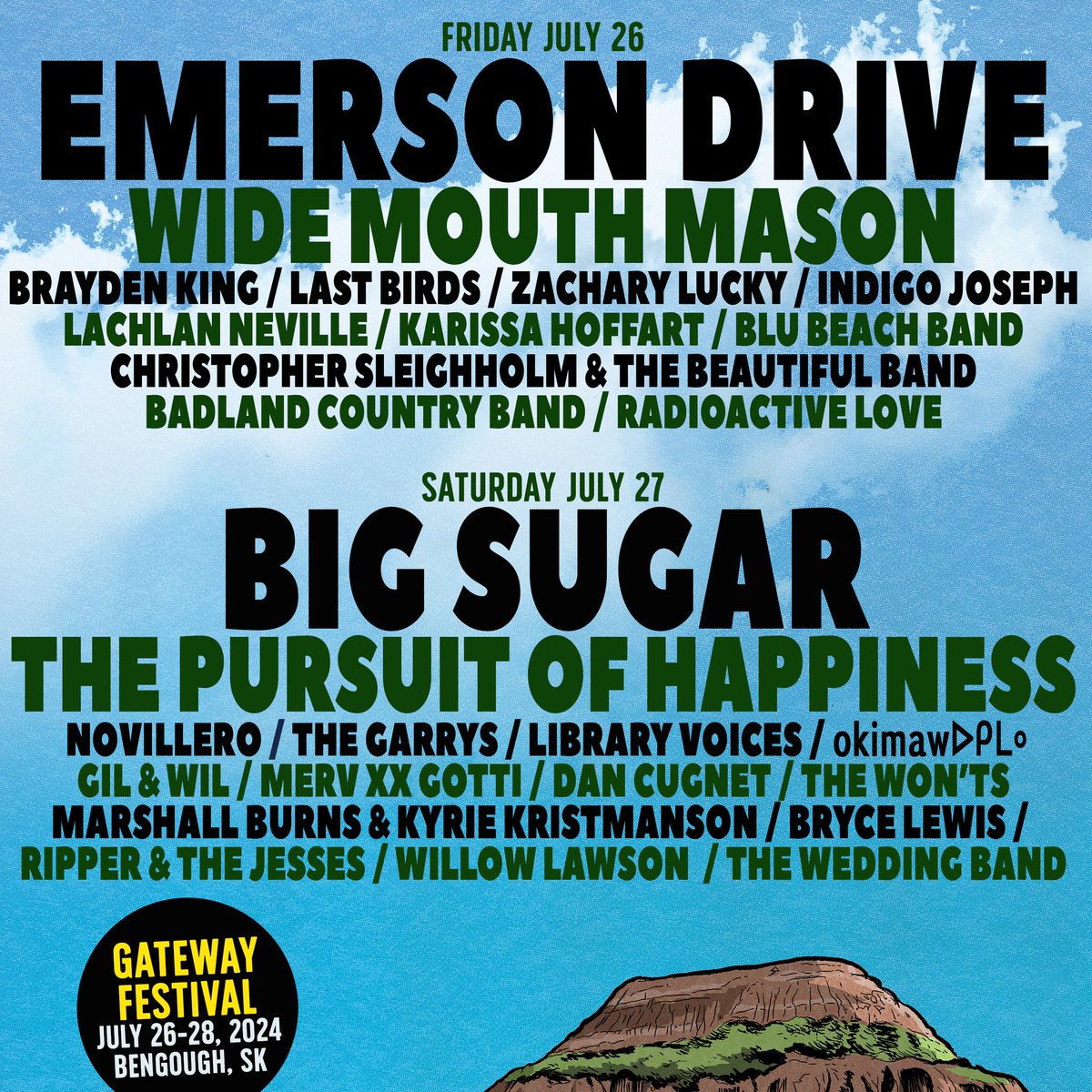 Are you going to <a href="/Gatewayfestival/">Gateway Festival</a> in Bengough, Sask this weekend? 

A few years ago CBC's <a href="/MeLaura/">Laura Sciarpelletti</a> created this awesome story on it for our *Land of Living Stories* series -

Have a watch (read the story in the vid description too) -
youtube.com/watch?v=qpUA-A…