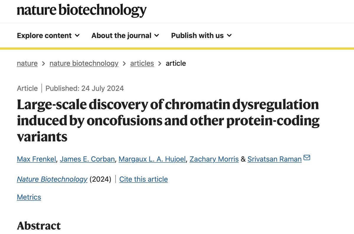 vatsanraman's tweet image. Excited to share PROD-ATAC, a single-cell tool to study chromatin perturbations caused by protein-coding variants. PROD-ATAC revealed mechanisms and relationships among oncofusions in 30+ cancer types, generating a global view of the oncogenic landscape. Phenomenal work done by…