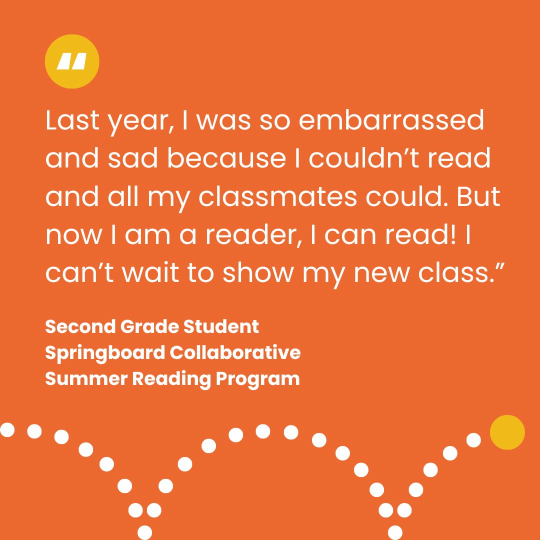 We are proud of our summer program students' determination and progress. 🧡 

#ILoveReading #KidsBooks #ELL