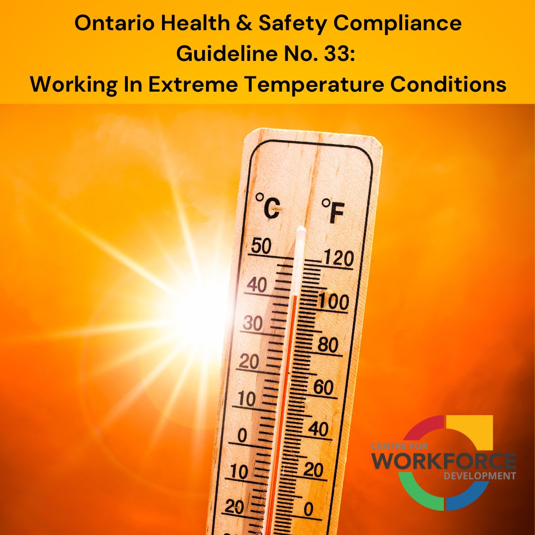 Extreme heat poses significant health and safety risks for workers, especially those in outdoor or high-temperature environments. Heat-related illnesses such as heatstroke and dehydration can lead to serious medical conditions or even fatalities.  Visit bit.ly/3Yl8K8H