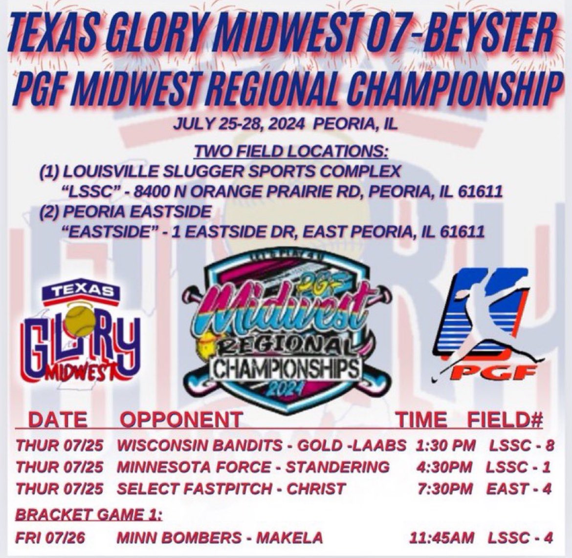 Sienna La Sala 2025 (@siennalasala) on Twitter photo Last one of the summer!❤️🤍💙 <a href="/TexasGloryMW07/">Texas Glory Midwest - 07 Beyster/Filipiak</a> <a href="/CoachWall_E/">Coach Wall E. Filipiak</a> <a href="/CoachBeyster/">Tarrah Beyster</a> Last one of the summer!❤️🤍💙 <a href="/TexasGloryMW07/">Texas Glory Midwest - 07 Beyster/Filipiak</a> <a href="/CoachWall_E/">Coach Wall E. Filipiak</a> <a href="/CoachBeyster/">Tarrah Beyster</a>