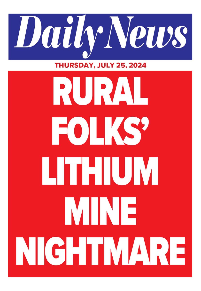 DailyNewsSA's tweet image. Top stories in our publication on July 25 #LithiumMine #KZNGov #EPWP #eThekwiniMunicipality #Scam

iol.co.za/dailynews