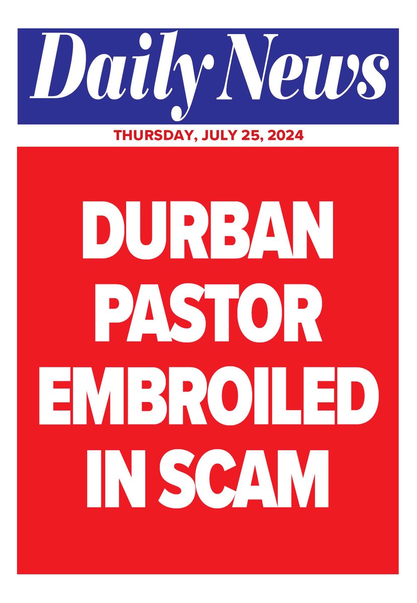 DailyNewsSA's tweet image. Top stories in our publication on July 25 #LithiumMine #KZNGov #EPWP #eThekwiniMunicipality #Scam

iol.co.za/dailynews