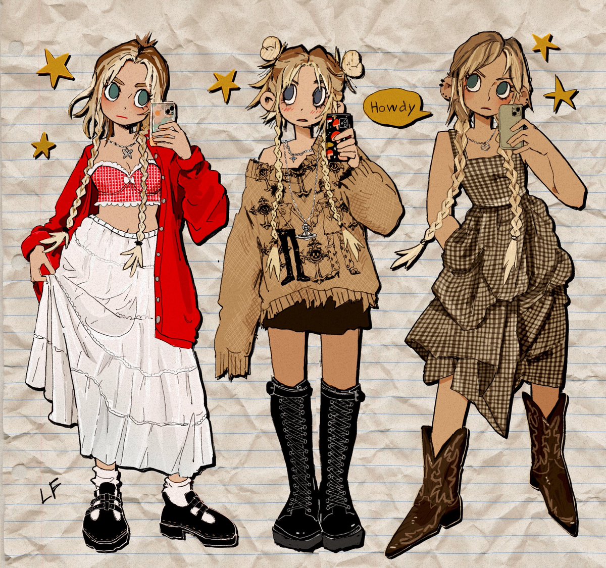 self portrait fits