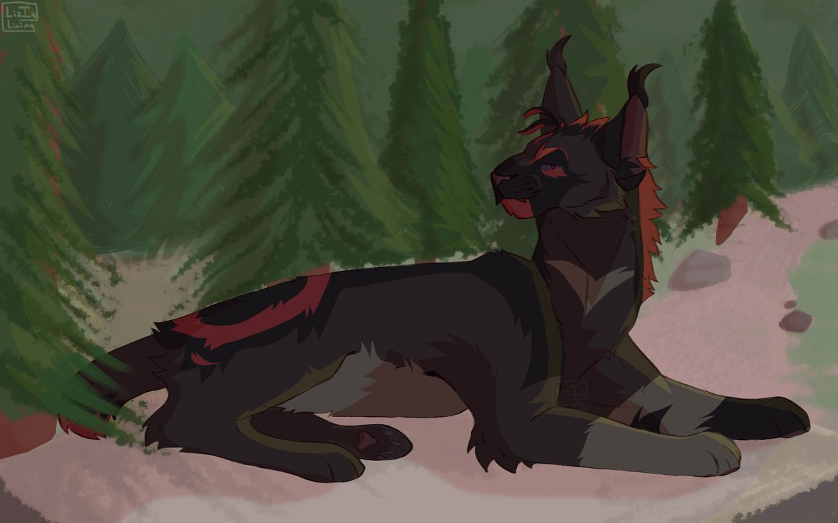 LizIsLiving's tweet photo. Artfight attack for roakkaliha on AF!       

#artfight2024seafoam #furry #furryart #warriorcats https://t.co/zqLoGnaE1Y
