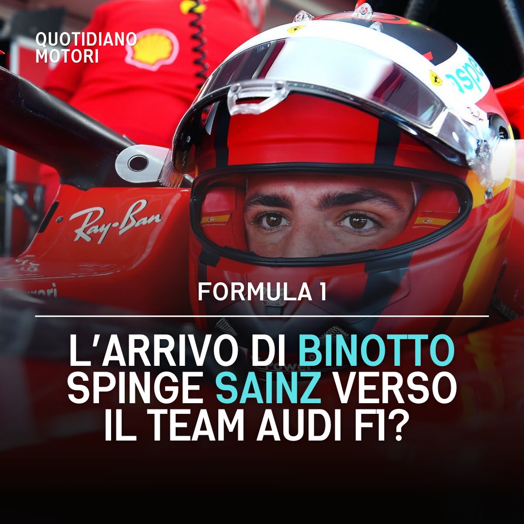 Sembrava un matrimonio sfumato, eppure l'arrivo di #Binotto potrebbe essere una nuova opportunità per #Sainz nel nuovo team AUDI in Formula 1! 🏎️🏎️🏎️

quotidianomotori.com/formula-1/bino…