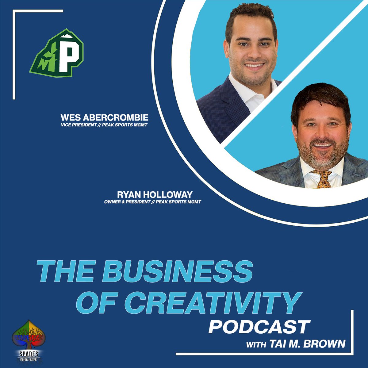 Peak Sports MGMT’s very own Ryan Holloway and Wes Abercrombie recently appeared on The Business of Creativity Podcast 🎙️ Listen to them discuss their evolving roles, the magic at Peak Sports, and more using the link below:

🔗: 1quest.co/rHlwAbSP