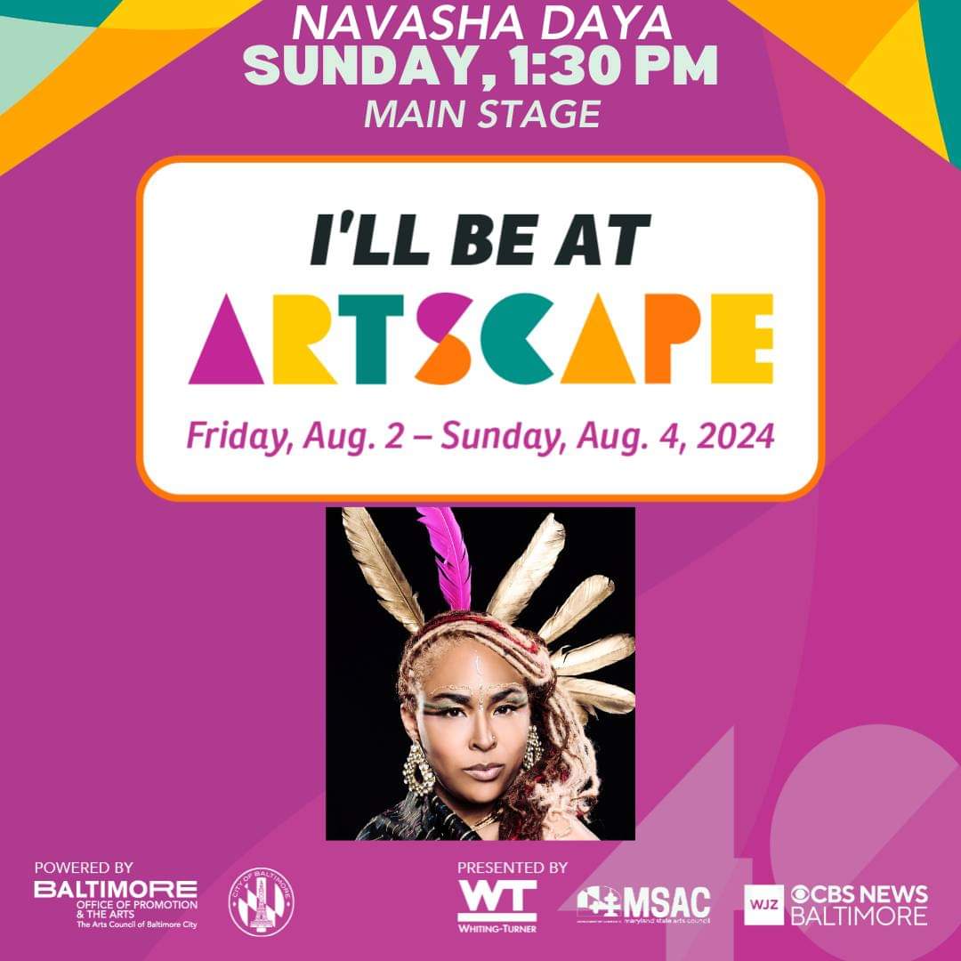I WILL BE PERFORMING LIVE WITH MY BAND AT ARTSCAPE! I will be opening for the The Original Wailers at this year's Artscape on SUNDAY, AUGUST 4TH @ 1:30pm on the MAIN STAGE! The main stage is located at: Cathedral Street at Mt. Royal Avenue (Baltimore, MD). See you there!