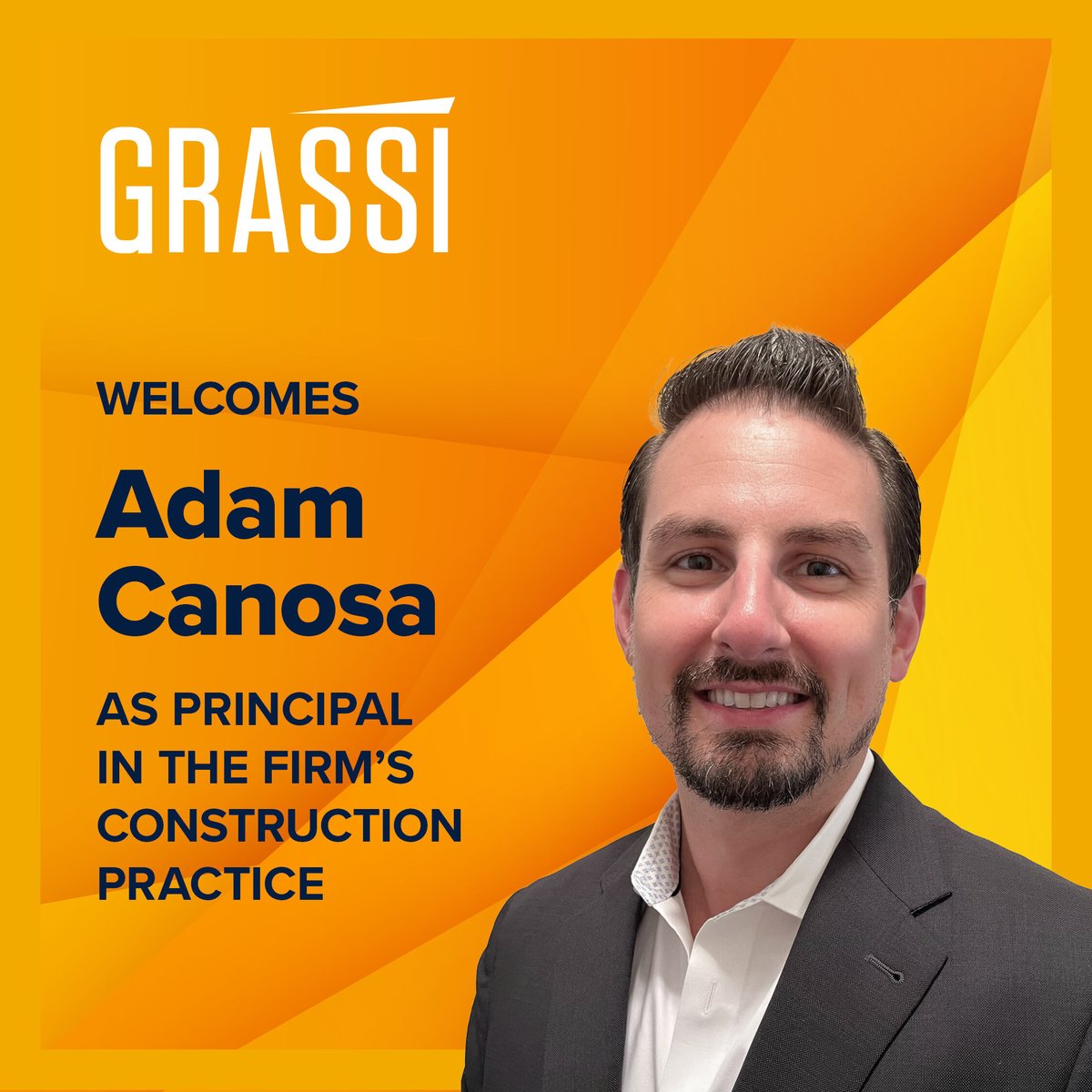 GrassiAdvisors's tweet image. Join us in welcoming Adam Canosa as a Principal in our Construction Practice. Adam brings a wealth of knowledge in construction, real estate, manufacturing, and facility management to the firm. hubs.li/Q02HRx840
#Grassi #Accounting #ConstructionIndustry