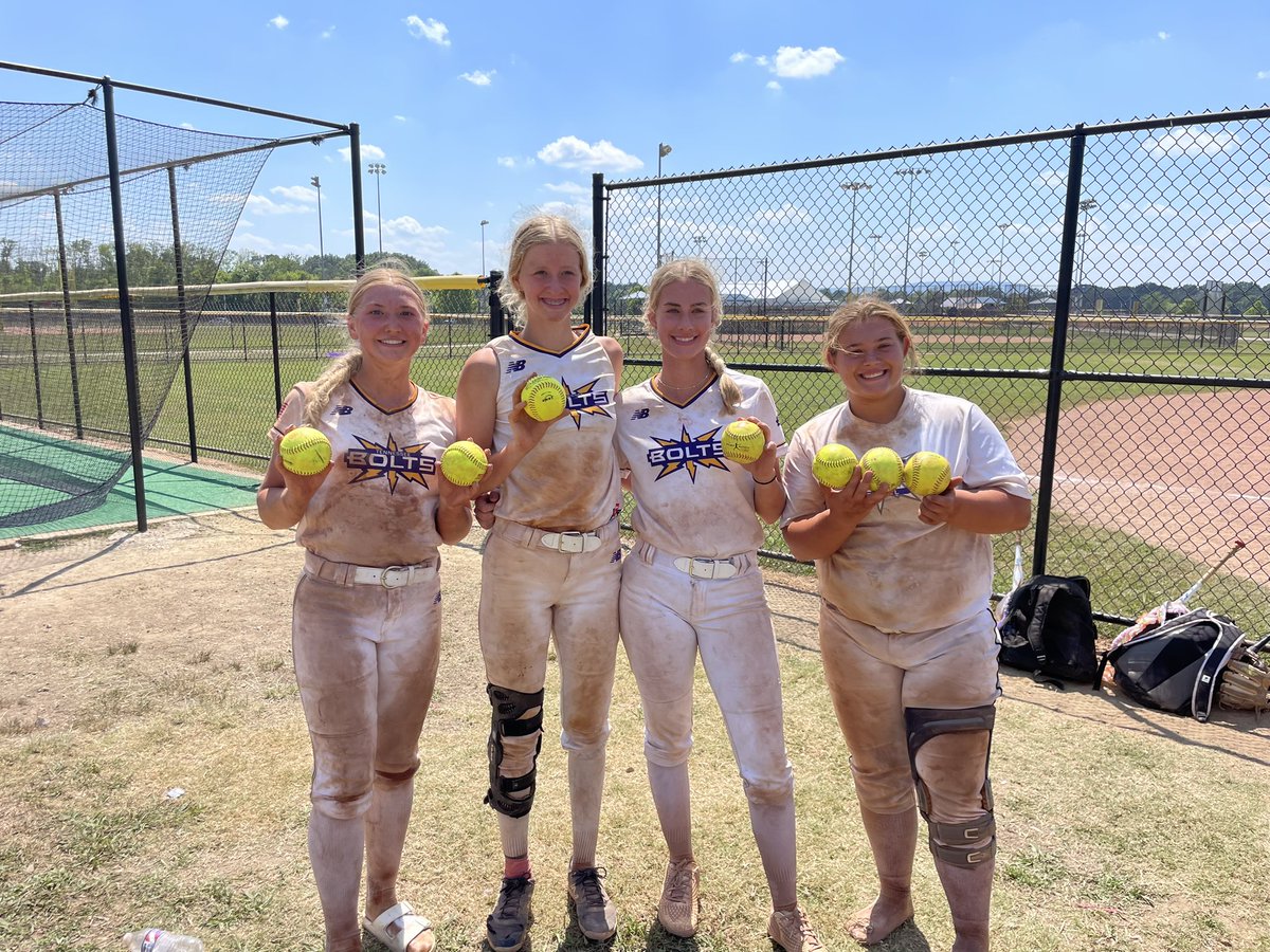 Finished a successful season up this weekend. 16u TN Thunderbolts went 38-5-1. 
Offensive stats: .354 BA, .423 OBP, and 100% on 13 SB
Defenseive stats: 21-1 pitch record, 97.1 IP, 120ks, .863 ERA
<a href="/SoftballClips/">Softball Clips</a> <a href="/SBRRetweets/">Softball Recruiting Reposts</a> <a href="/LegacyLegendsS1/">Legacy & Legends Softball</a> <a href="/Sports_Recruits/">SportsRecruits</a>