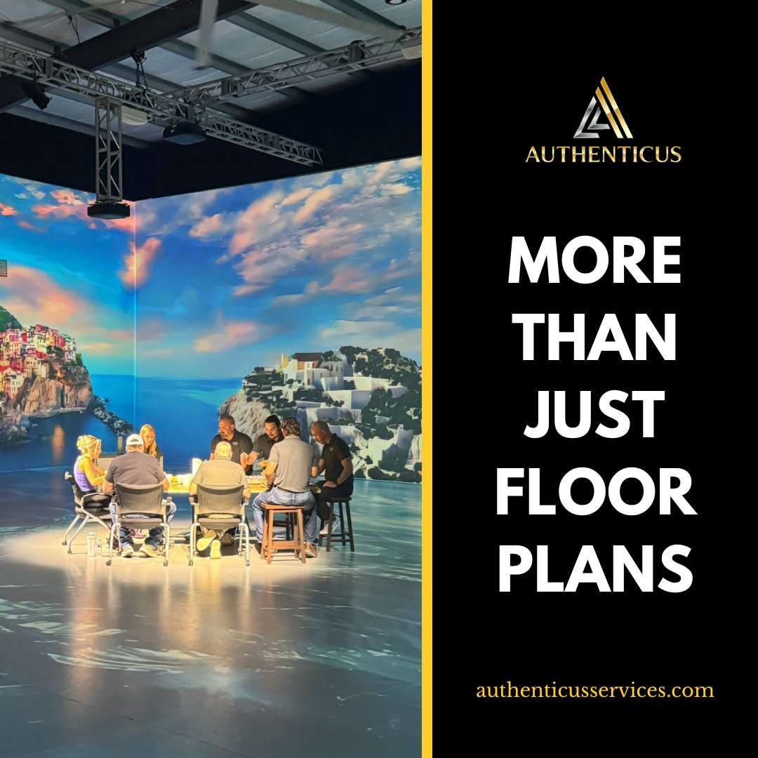 AuthenticusHou's tweet image. Our studio can project so much more than just floor plans! Recently, we elevated a client lunch by transporting them to the Mediterranean for their meal! 🌊🍽️

#AuthenticusRenderings #ImmersiveDesignExperiences #AuthenticusTools #FutureForwardConstruction #AugmentedReality