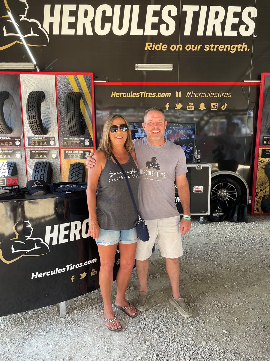 As the VIP winner of our Kings Royal giveaway, @tamikarhoff had the chance to meet @gregwilsonw20 and enjoy the sprint car racing event this past weekend. Congrats on another race in the books, Greg! #HerculesTires #TeamHercules #GregWilsonRacing